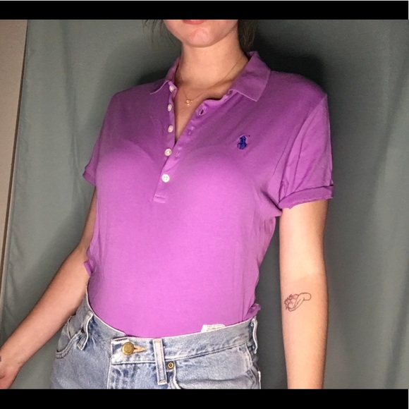 Purple polo shirt - Picture 2 of 3